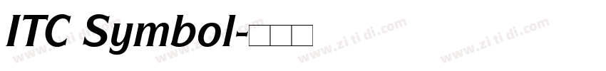 ITC Symbol字体转换
